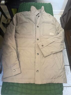 abercrombie kids Light Beige Puffer Jacket